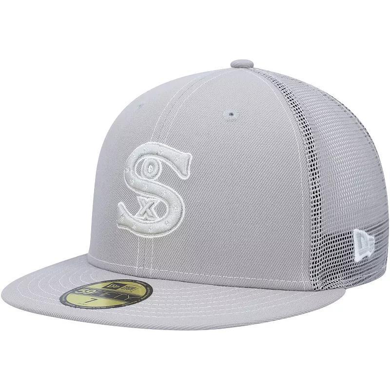 Mens New Era Gray Chicago White Sox 2023 On-Field Batting Practice 59FIFTY Fitted Hat Product Image