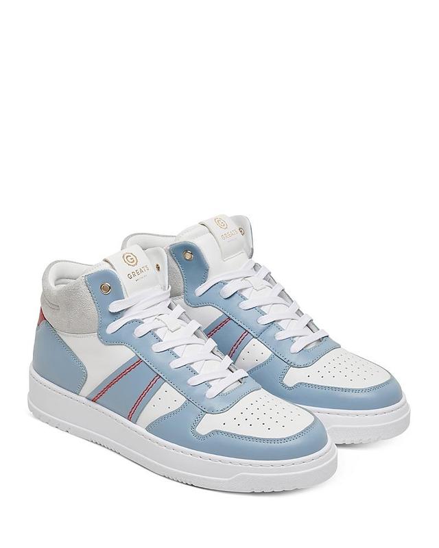 Greats Mens Saint James Mid Lace Up Sneakers Product Image