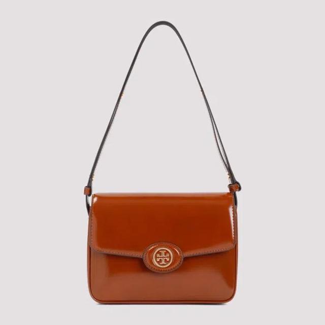 TORY BURCH Robinson Shoulder Bag Unica In Brown Product Image