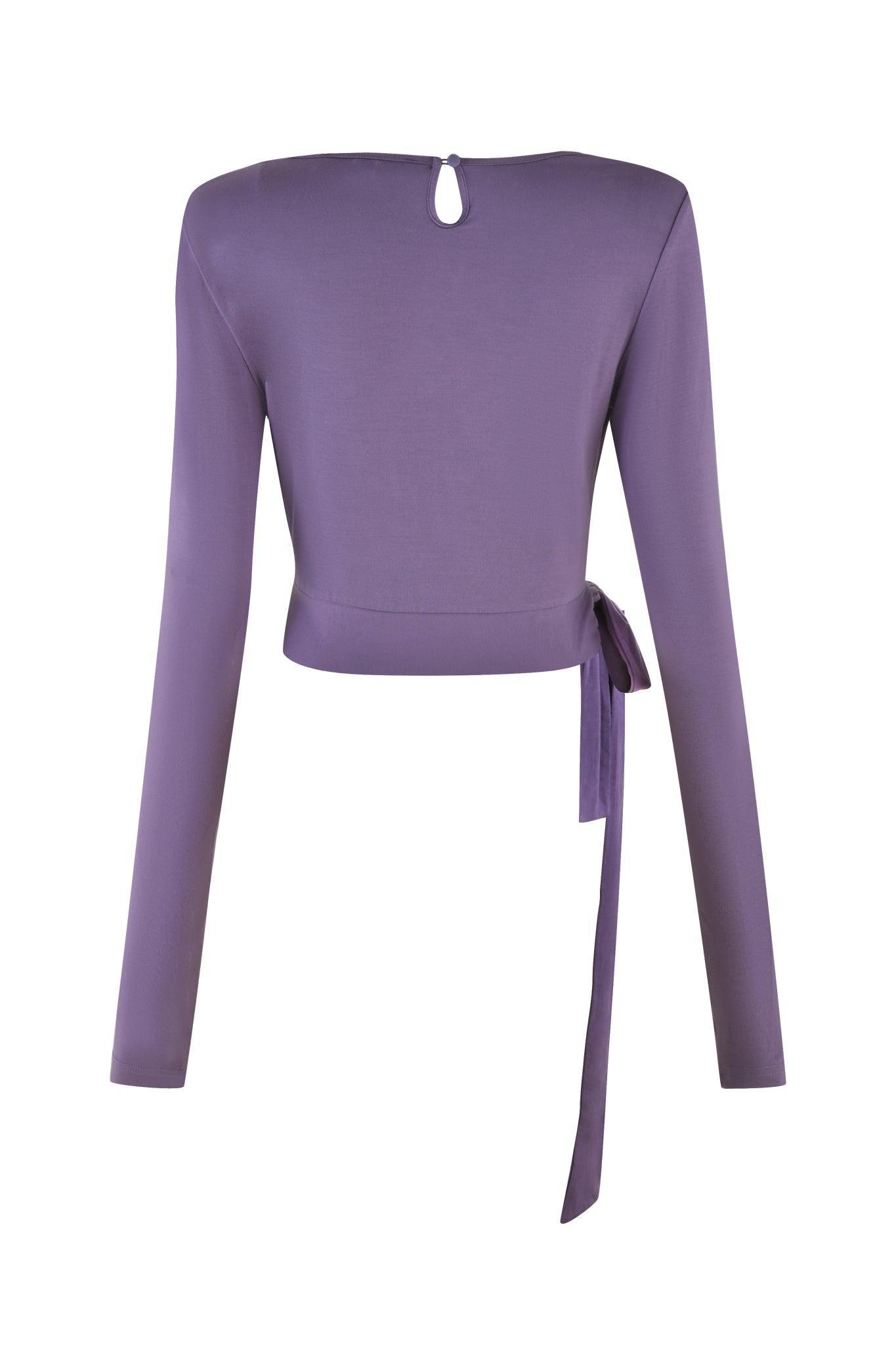 STELLA TOP - PURPLE : DUSTY LILAC Product Image