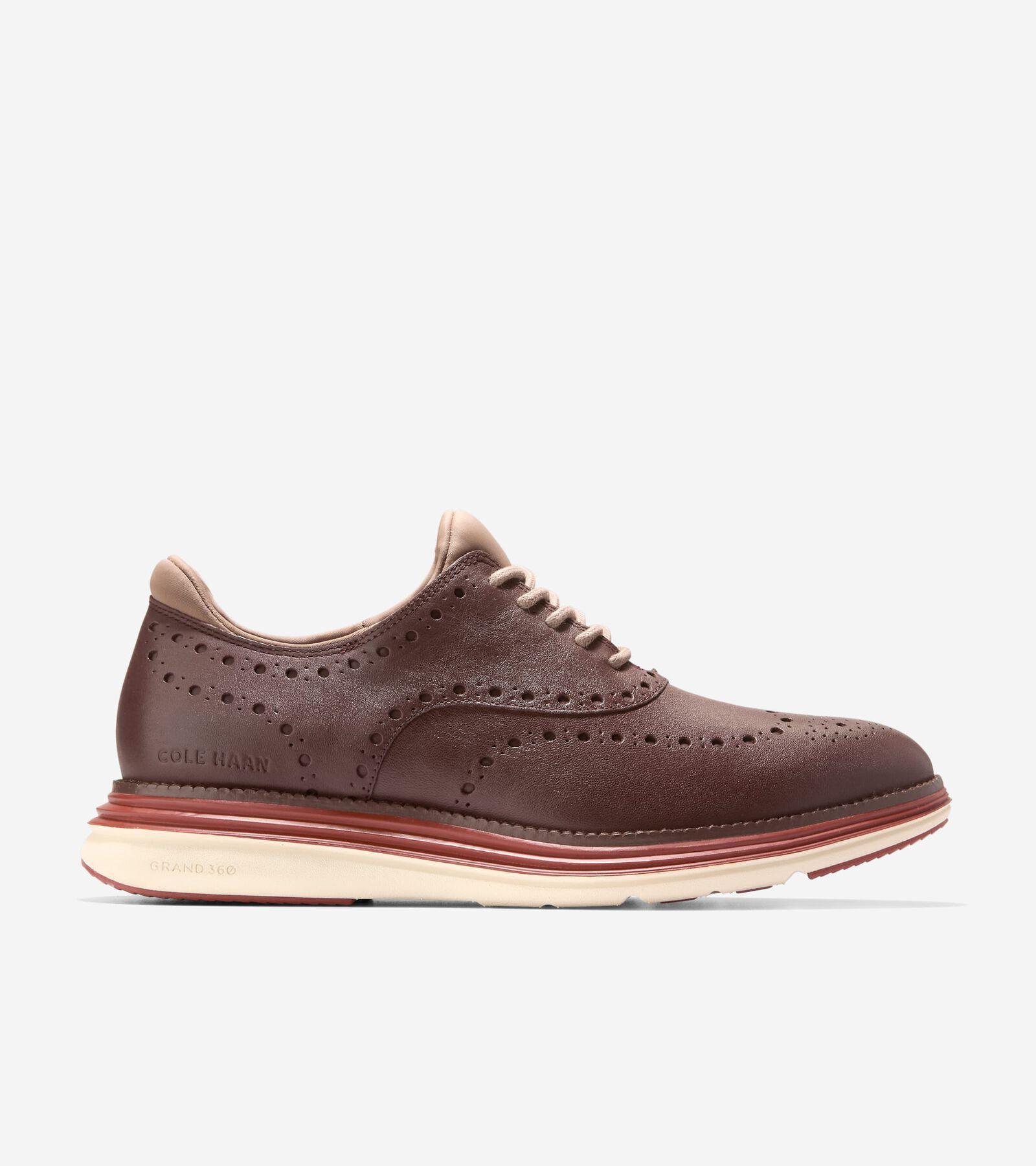 Cole Haan Mens riginal Grand Ultra Wingtip Oxford Shoes - Brown Size 10.5 Waterproof Product Image