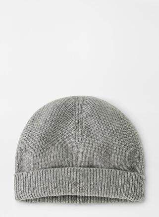 Peter Millar Mens Cashmere Beanie | Color: Light Grey | Size: OS Product Image