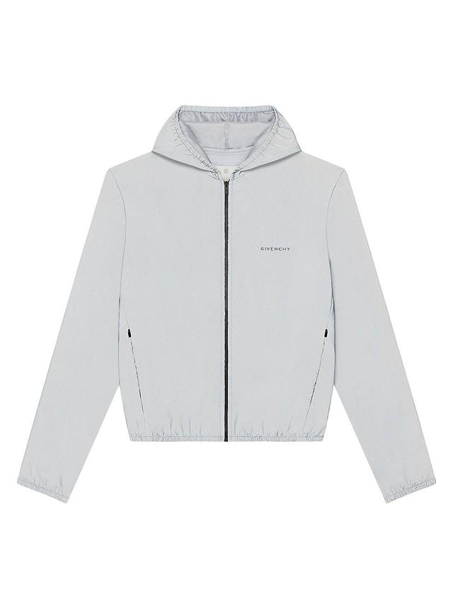 Mens Reflective Hooded Windbreaker Product Image