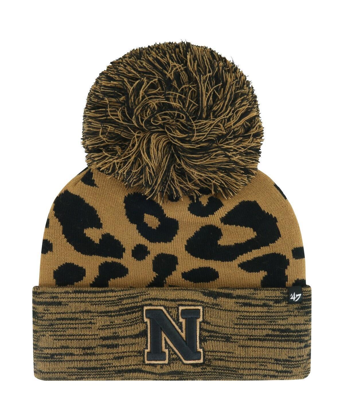 Womens 47 Nebraska Huskers Rosette Cuffed Knit Hat with Pom Product Image