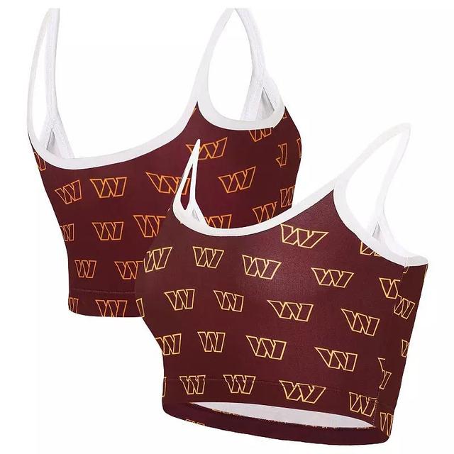 Womens Concepts Sport Burgundy Washington Commanders Gauge Lounge Bralette Product Image