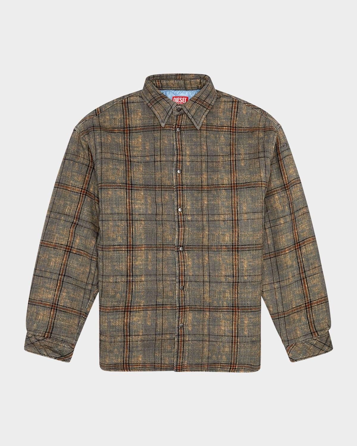 Mens S-Hamme Padded Check Jacket Product Image