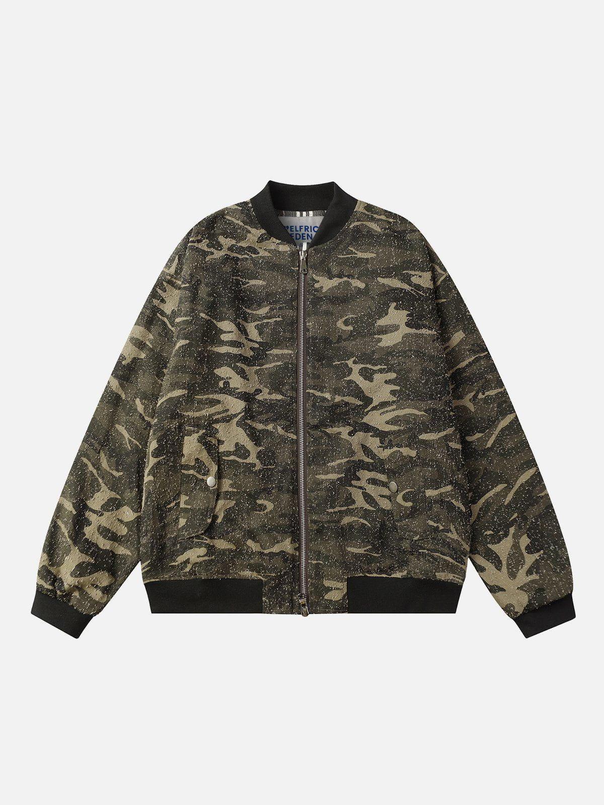 Aelfric Eden Camouflage Bomber Jacket Product Image