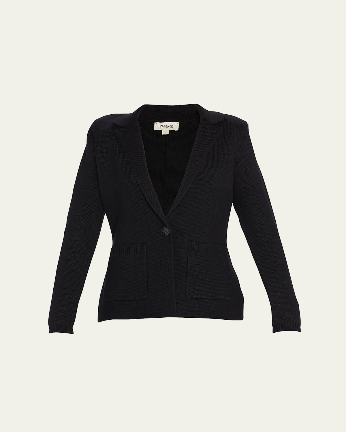 Womens Lacey Knit Blazer Product Image