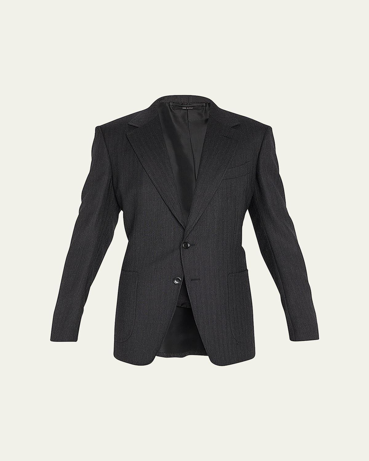 Mens Shelton Herringbone Dinner Jacket Product Image