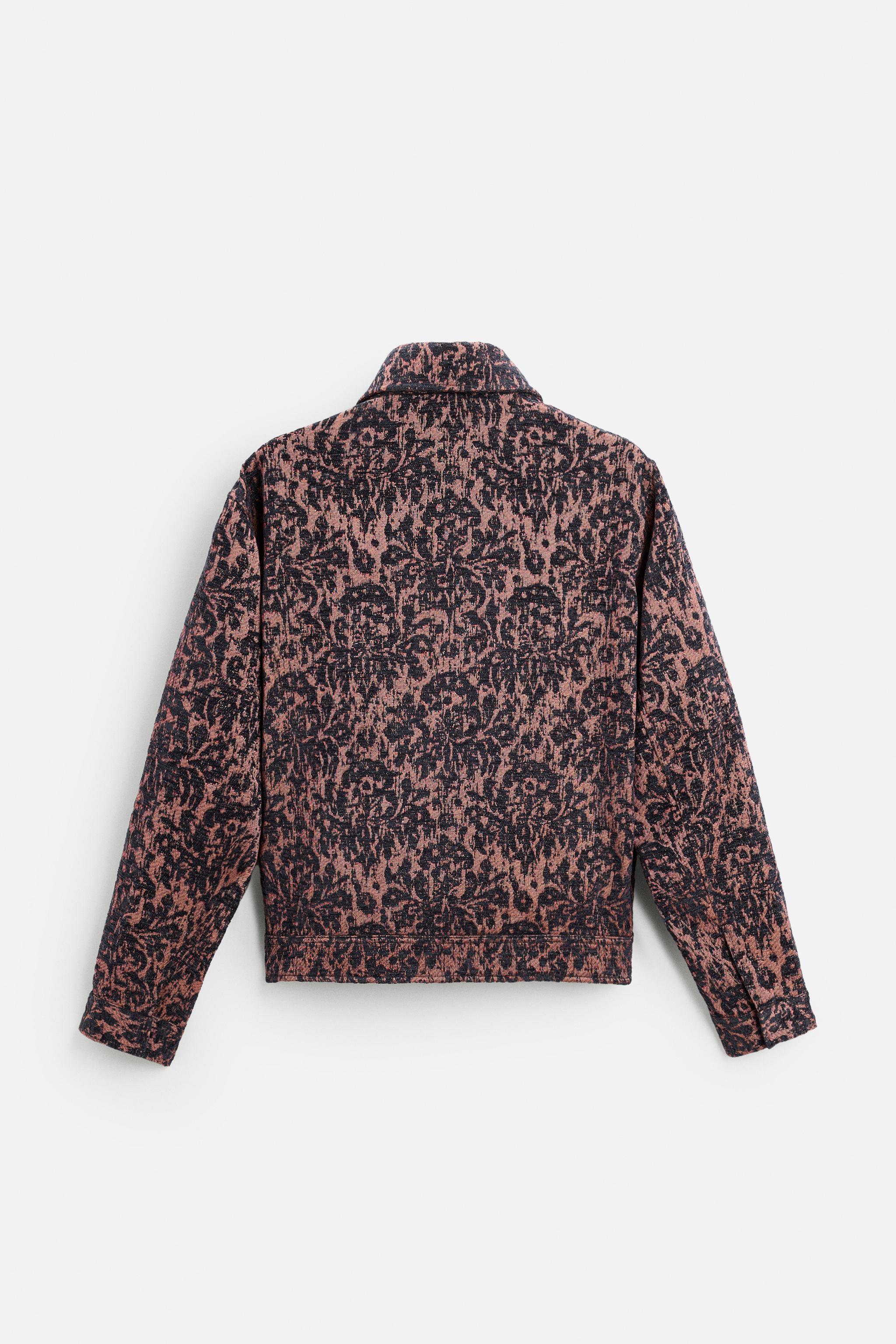 FLORAL JACQUARD JACKET Product Image