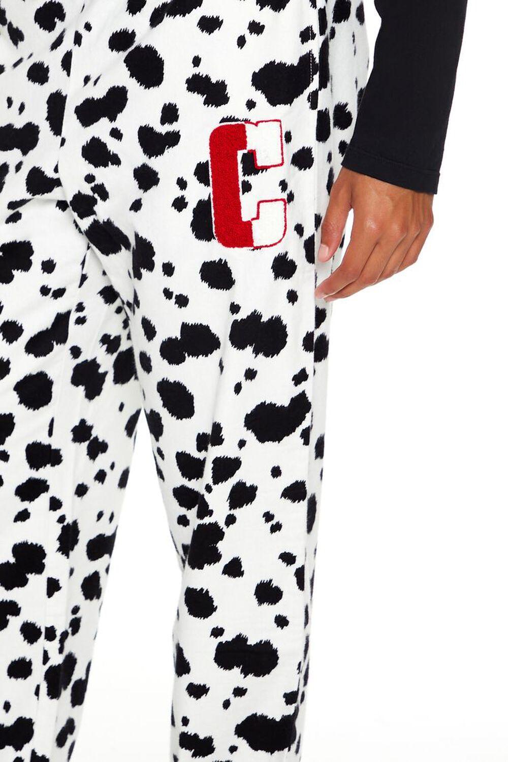 Disney Villains Dalmatian Chenille Patch Pajama Pants | Forever 21 Product Image