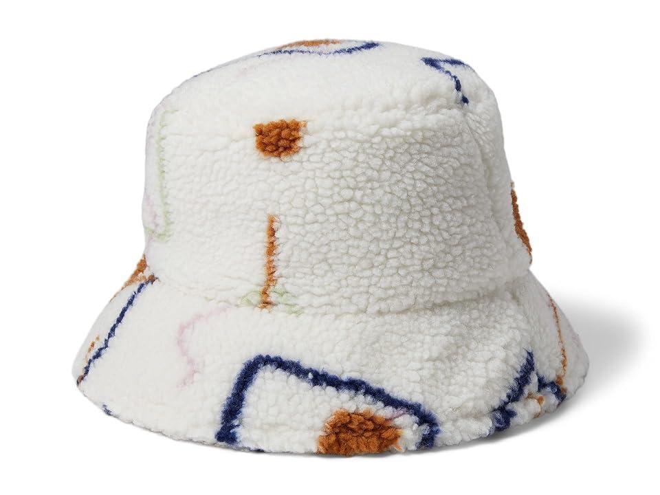 Womens Teddy Faux Fur Bucket Hat Product Image