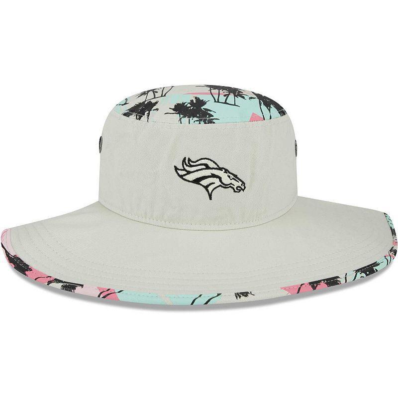 Mens New Era Khaki Denver Broncos Retro Beachin Bucket Hat Product Image