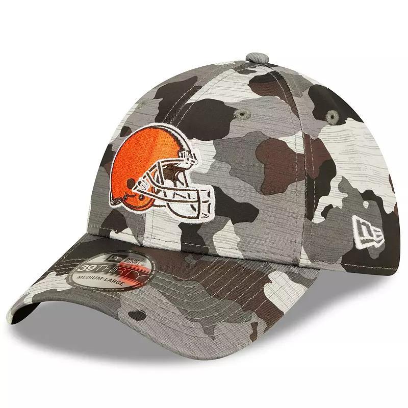 Mens New Era Camo Cleveland Browns 2022 NFL Training Camp Official 39THIRTY Flex Hat Product Image