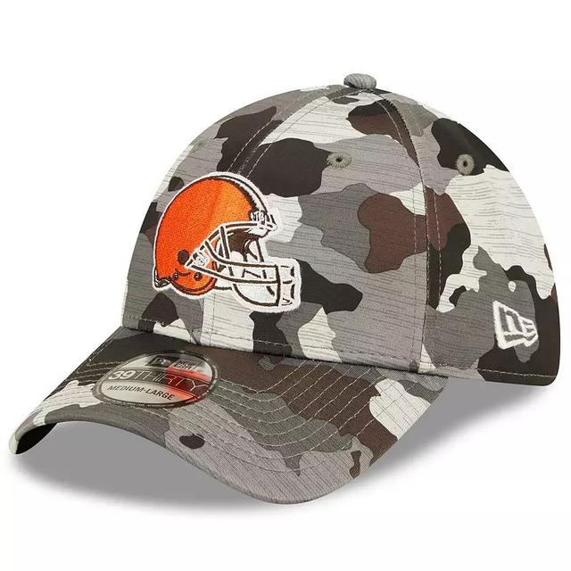 Mens New Era Camo Cleveland Browns 2022 NFL Training Camp Official 39THIRTY Flex Hat Product Image