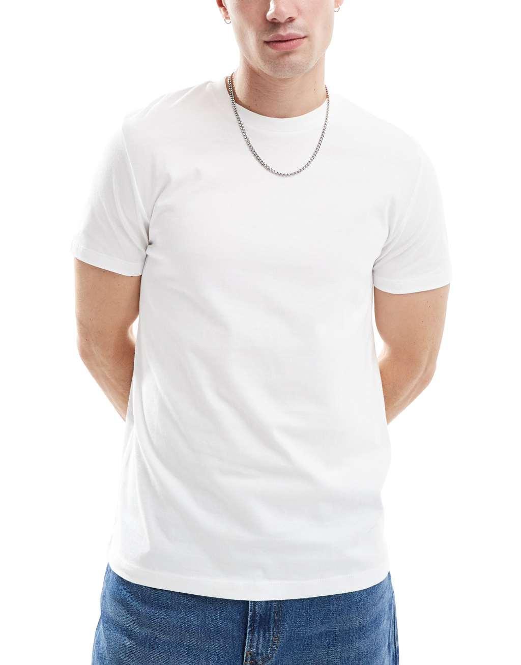 ASOS DESIGN 3 pack crew neck t-shirts in multiple colors Product Image