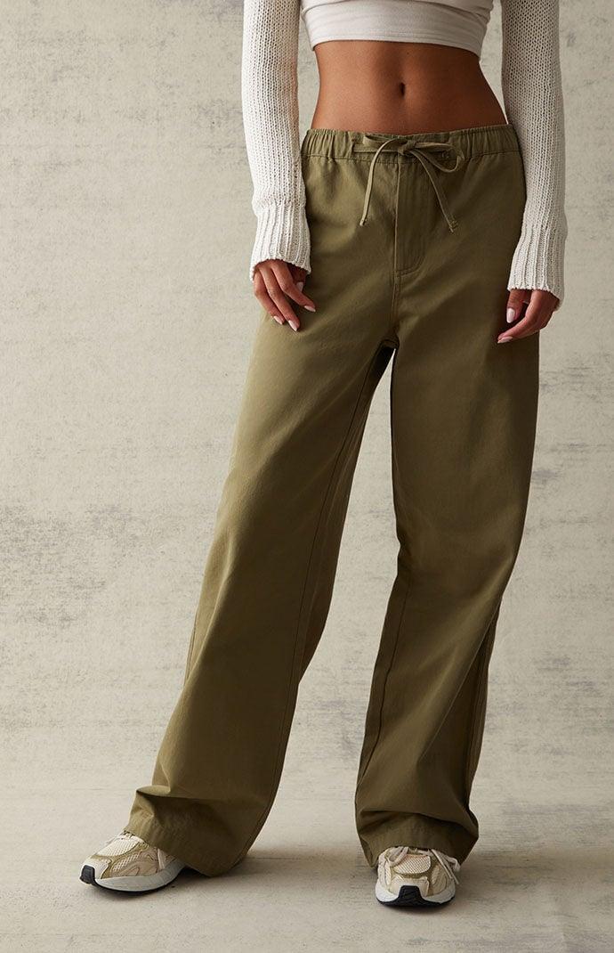 PacSun Womens Soft Twill Pull-On Pants product image