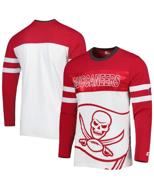 Mens Starter Red Tampa Bay Buccaneers Halftime Long Sleeve T-shirt - Red Product Image