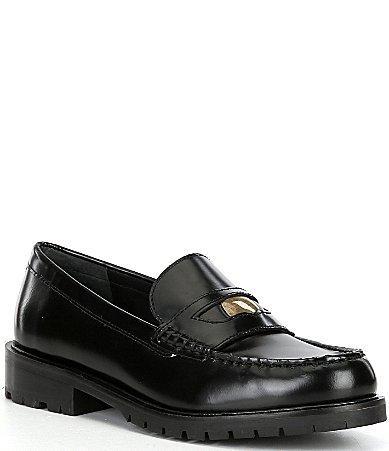 Free People Liv Leather Penny Loafers Product Image