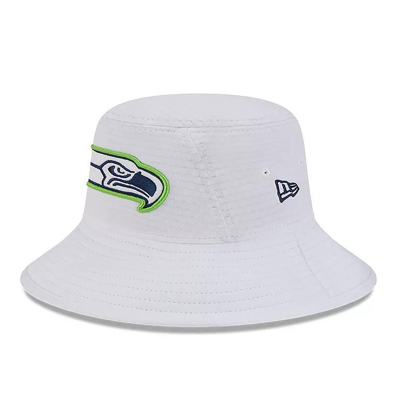 Mens New Era Seattle Seahawks 2024 NFL Training Camp Stretch Bucket Hat Product Image