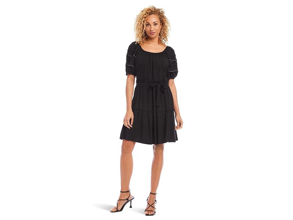 Karen Kane Short Sleeve Tiered Dress Women's Dress Product Image