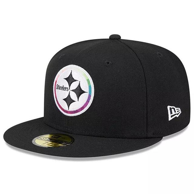 Mens New Era Pittsburgh Steelers 2023 NFL Crucial Catch 59FIFTY Fitted Hat Product Image