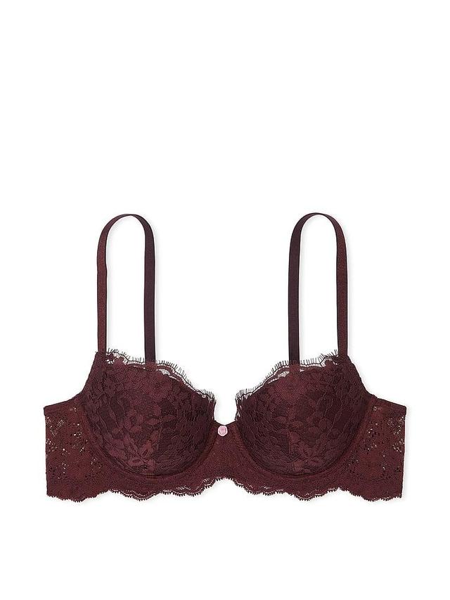 Lace Lightly Lined Classic Coverage Demi Bra Product Image