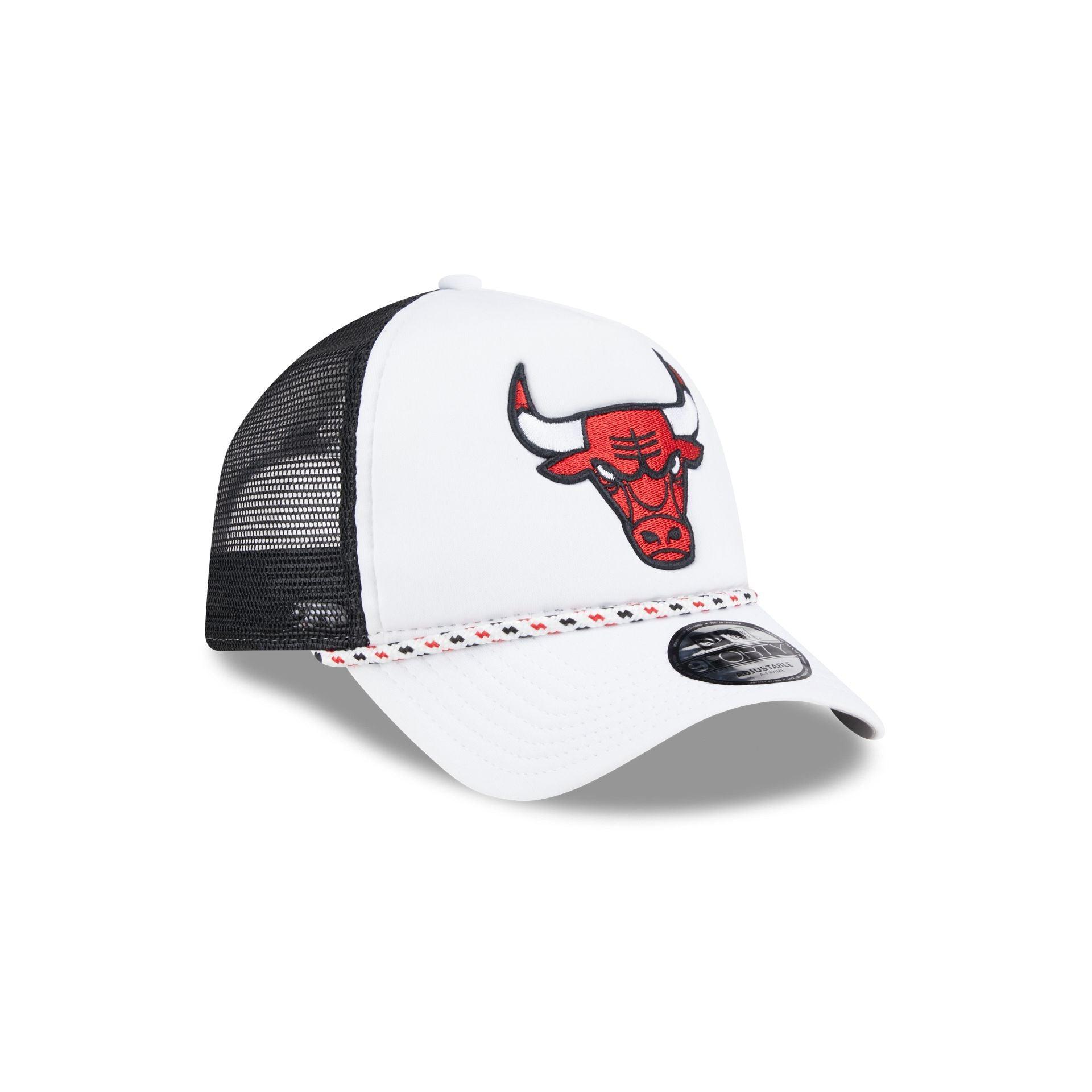 Chicago Bulls Court Sport 9FORTY A-Frame Trucker Hat Male Product Image