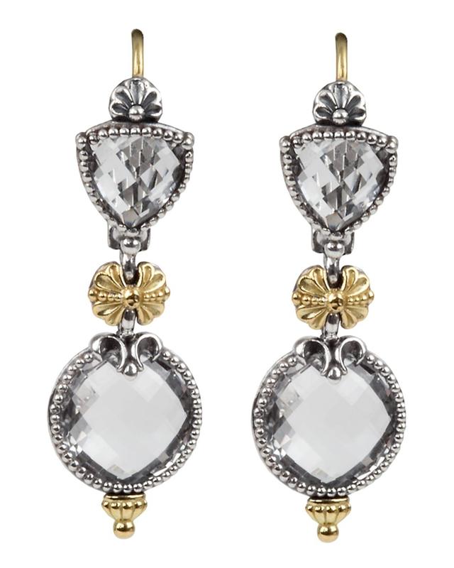 Konstantino Pythia Crystal Drop Earrings - CRYSTAL Product Image