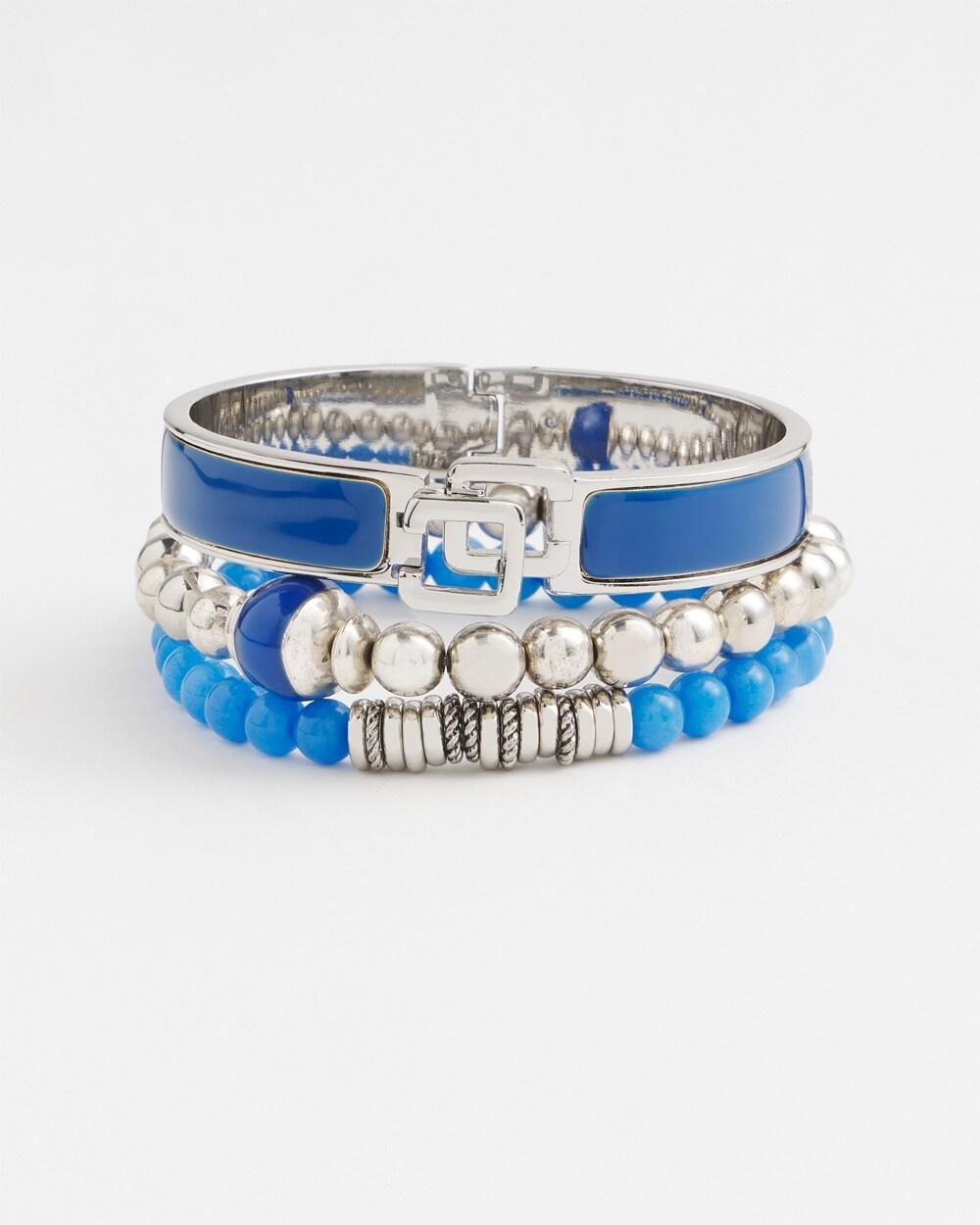 Blue Jade Hero Stretch Bracelet Product Image