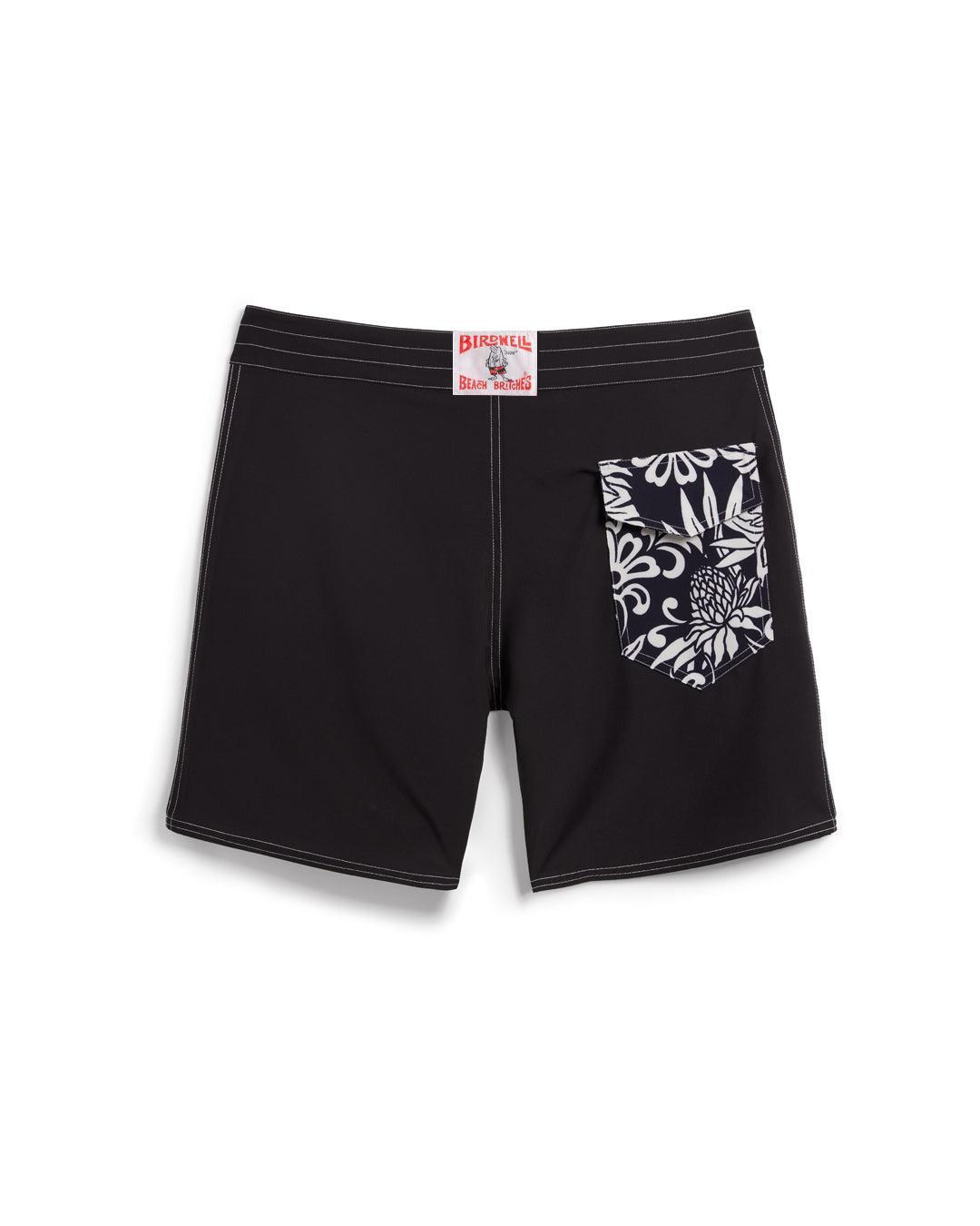 Birdie Boardshorts - Black Floral Male Product Image