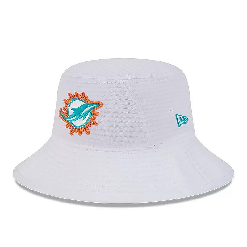 Mens New Era Miami Dolphins 2024 NFL Training Camp Stretch Bucket Hat Product Image