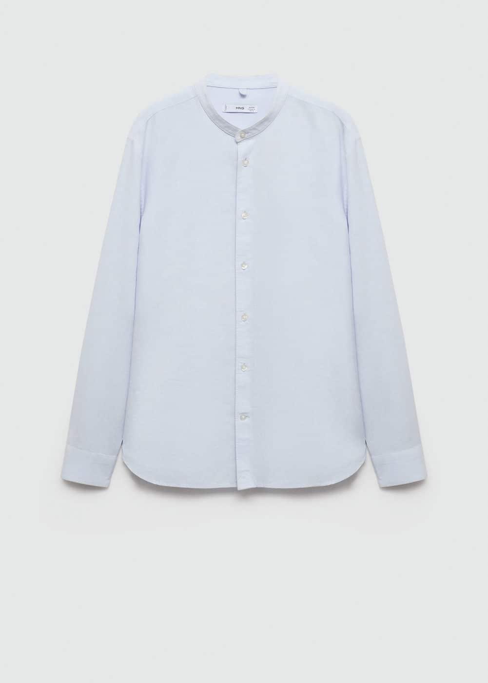 Mango Mens Linen Blend Shirt Product Image