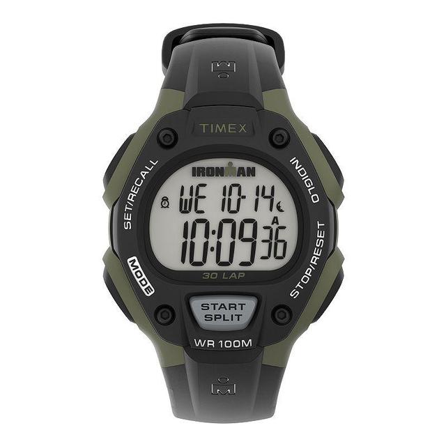 Timex Ironman Mens Classic 30 Lap Digital Watch - TW5M44500JT Black Product Image