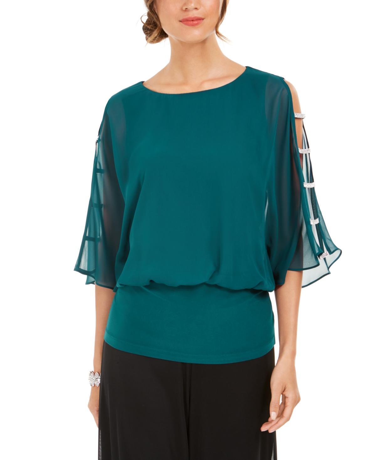 Msk Embellished-Sleeve Top Product Image