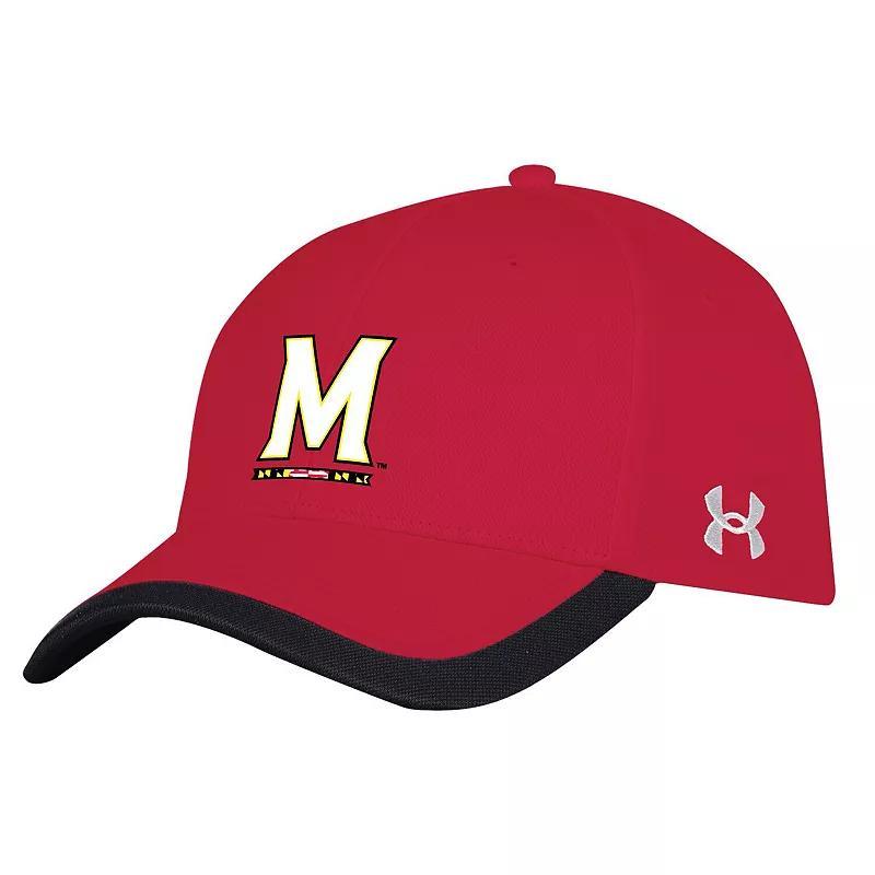 Mens Under Armour Maryland Terrapins Sideline Blitzing Accent Adjustable Hat Product Image