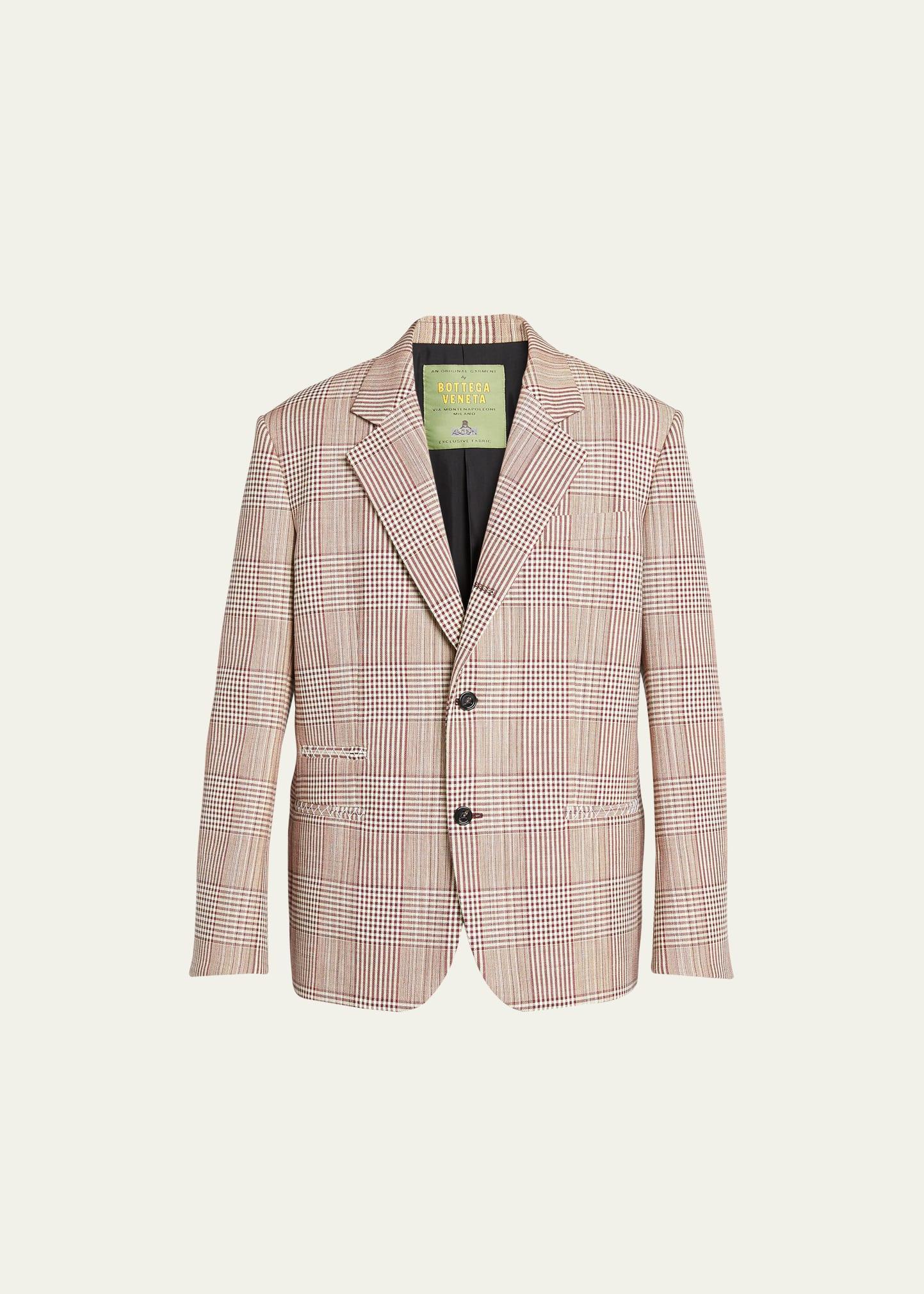 Mens Boxy Plaid Sport Coat Product Image