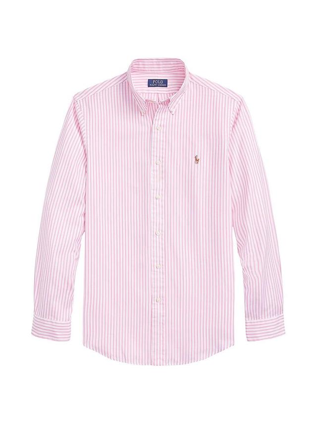 Polo Ralph Lauren Classic Fit Striped Stretch Long Sleeve Woven Shirt Product Image