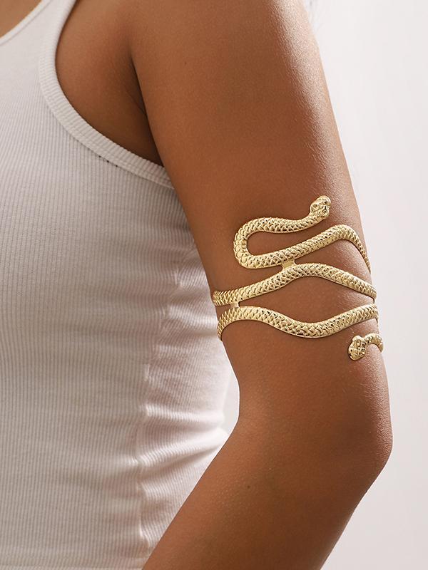 Adjustable Geometric Snake Shape Armlet Accessories Product Image