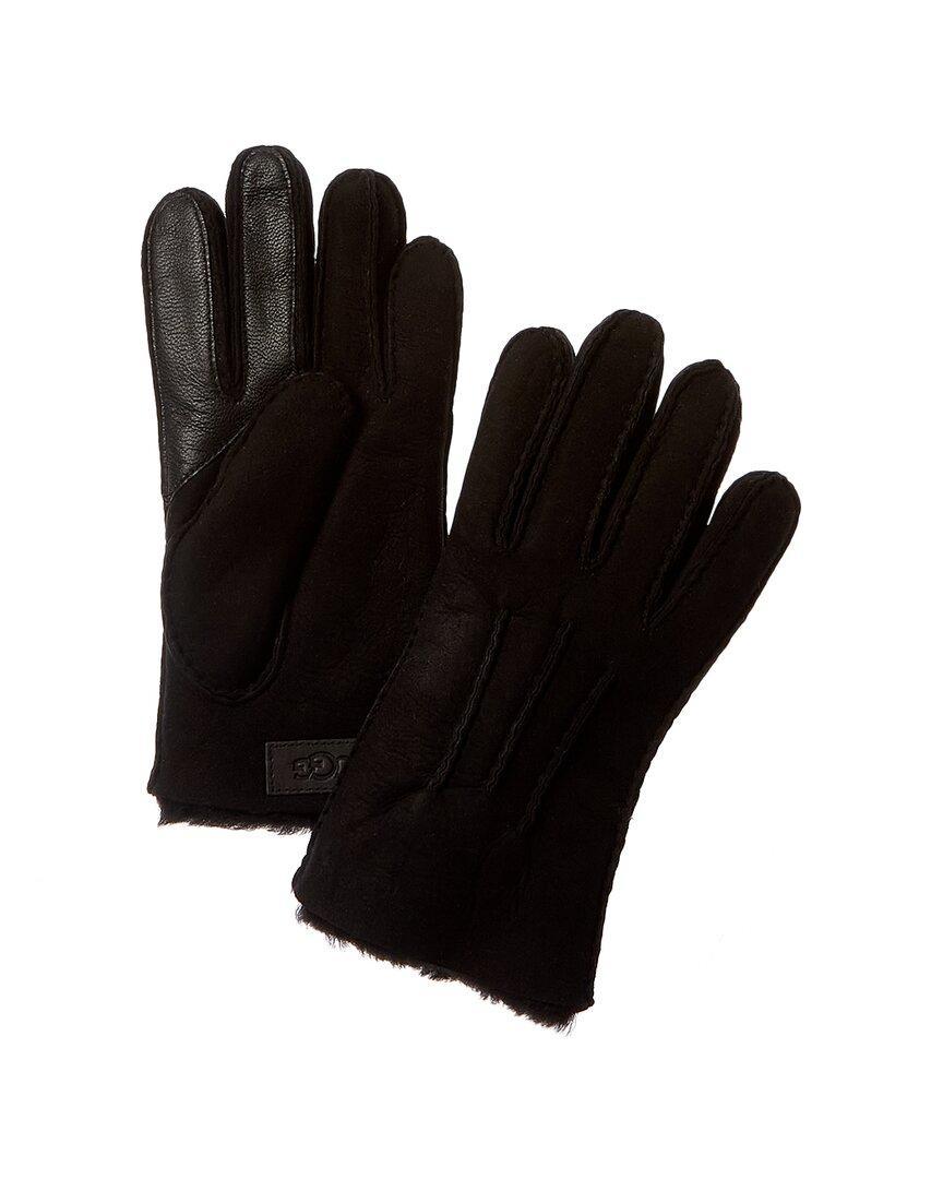 UGG Men's Sheepskin Tech Gloves In Black Product Image