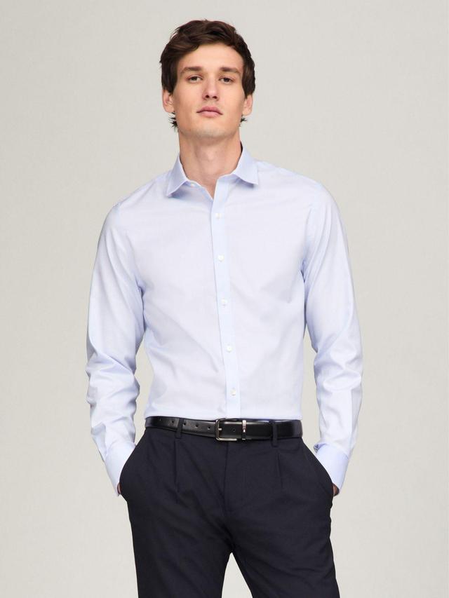 Tommy Hilfiger Men's Slim Fit THFlex Check Dress Shirt Product Image