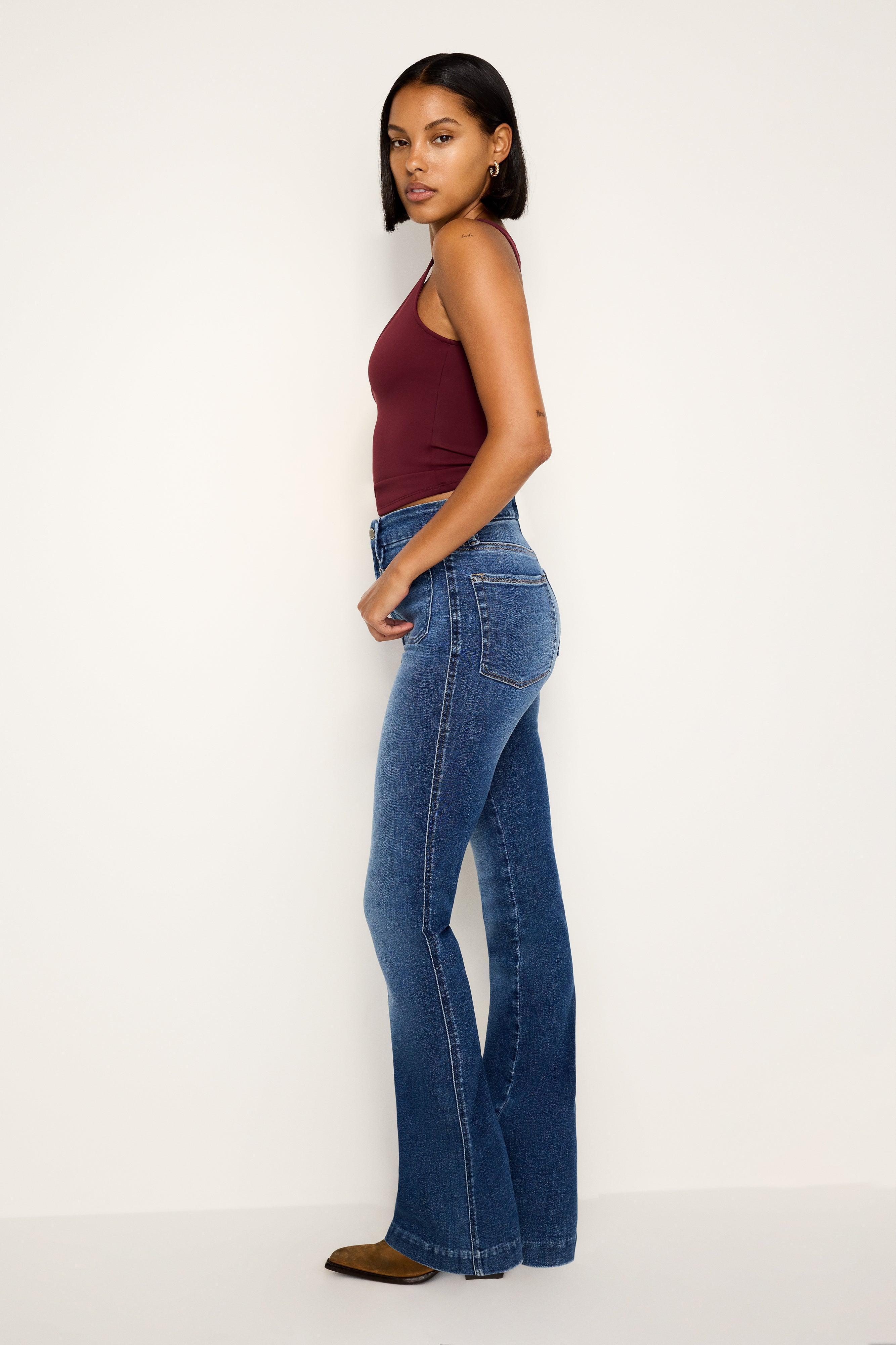 GOOD CURVE BOOTCUT JEANS | INDIGO708 Product Image