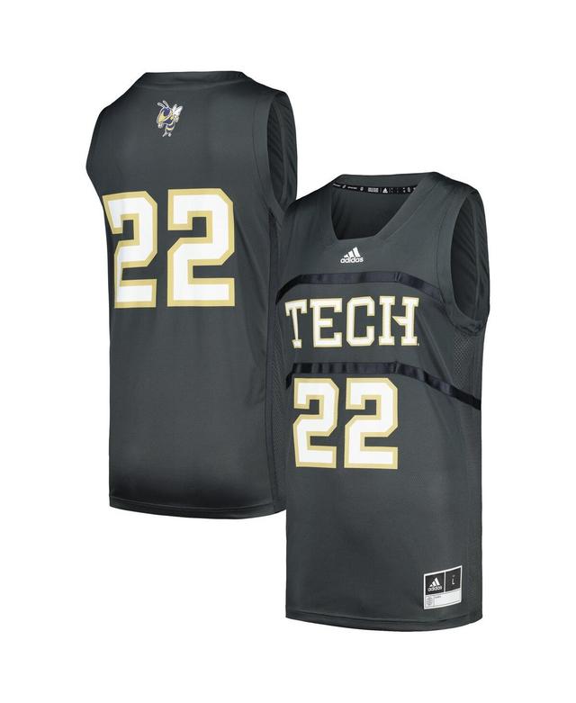 Mens adidas #22 Gray Georgia Tech Yellow Jackets Swingman Jersey - Gray Product Image