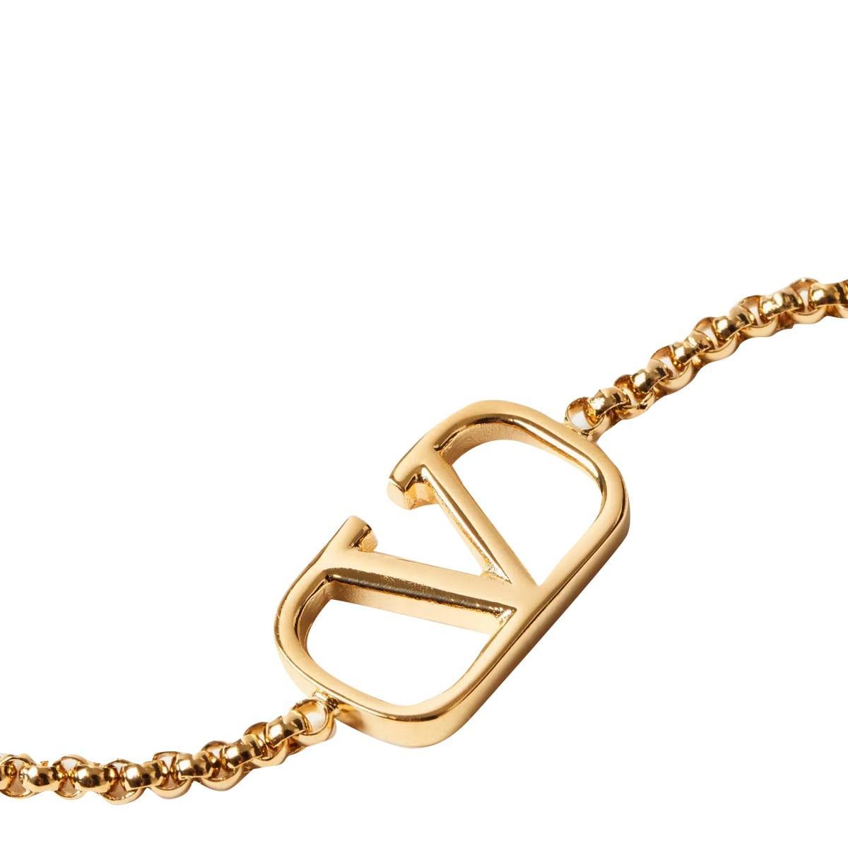 Vlogo Signature Chain Bracelet In Gold Product Image