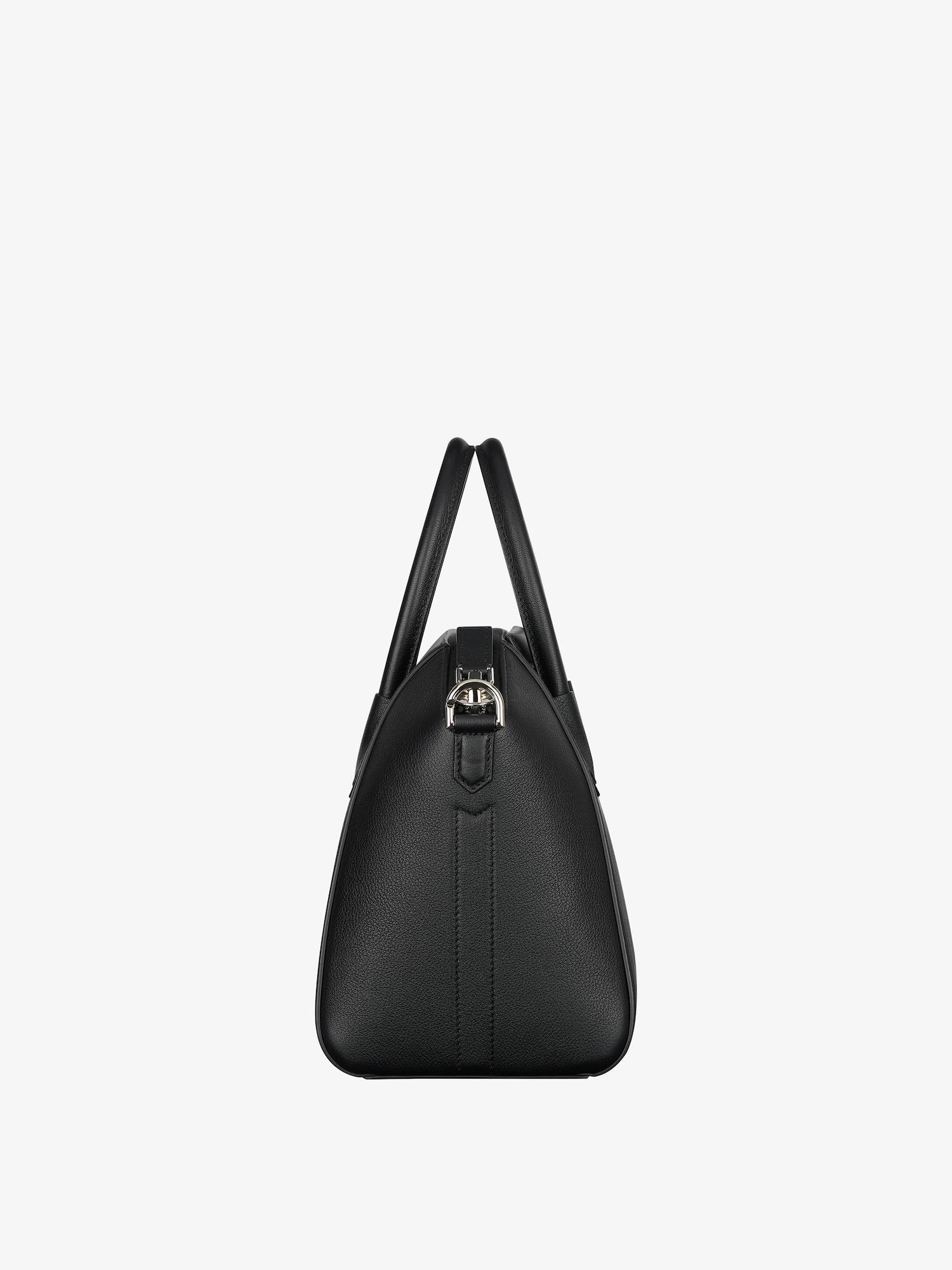 Mini Antigona bag in grained leather Product Image