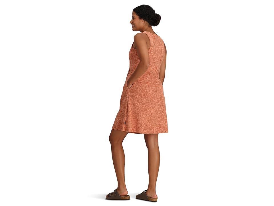 Royal Robbins Featherweight Knit Dress (Baked Clay Nisene Print) Women's Dress Product Image