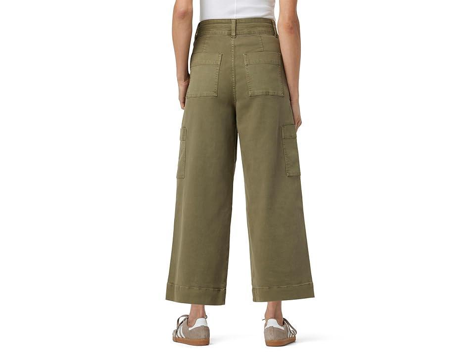 Milla Utility Wide-Leg Cropped Jeans Pants Product Image