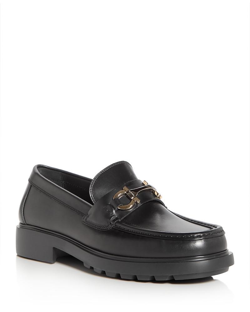 Ferragamo Mens Moc Toe Loafers Product Image