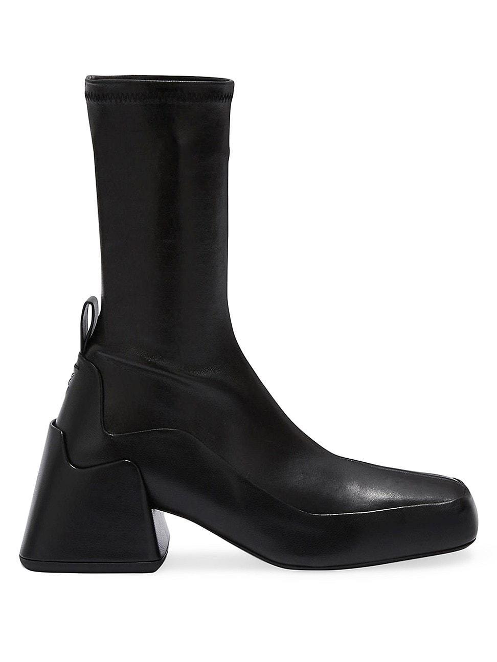 Womens 45MM Leather Ankle Boots Product Image