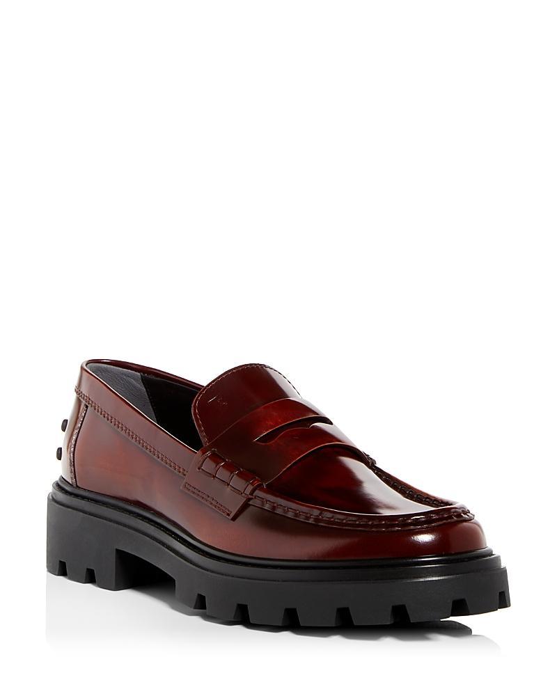 Tods Lug Sole Penny Loafer Product Image